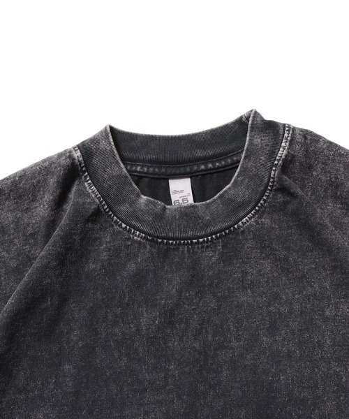 tシャツ LOS ANGELES APPAREL/ロサンゼルスアパレル 6.5OZ ミネラルウォッシュ クルーネック クロップドTシャツ レディース