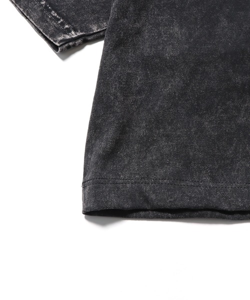 tシャツ LOS ANGELES APPAREL/ロサンゼルスアパレル 6.5OZ ミネラルウォッシュ クルーネック クロップドTシャツ レディース