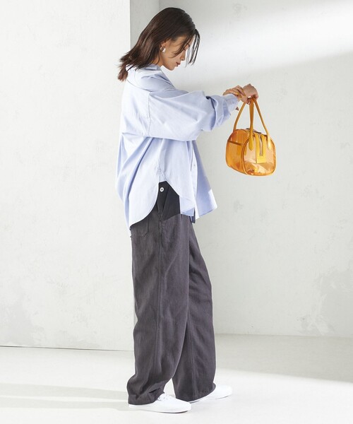 SHIPS（シップス） サロペット オーバーオール 「手洗い可能」麻