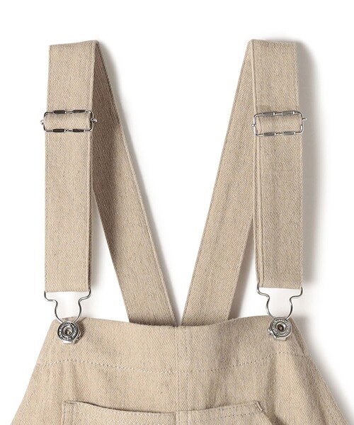 SHIPS（シップス） サロペット オーバーオール 「手洗い可能」麻