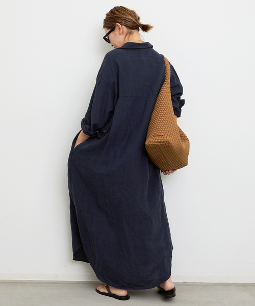 Deuxieme Classe 2025 未使用　LInen シャツドレス Deuxieme Classe 2025 未使用 LInen シャツドレス - メルカリ