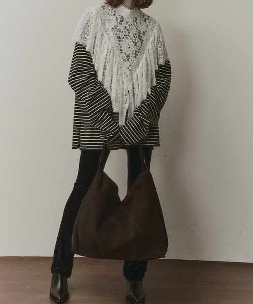 トートバッグ LE VERNIS(ル・ベルニ) 「A4サイズ対応」Knot handle bag レディースの画像