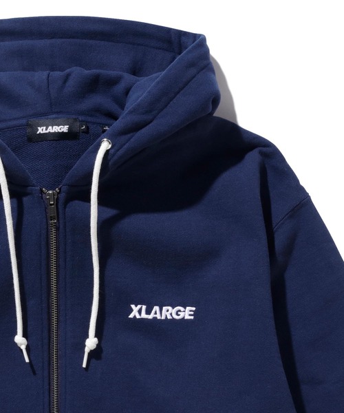 XLARGE 「XLARGE」 ジップアップパーカー X-LARGE ネイビー