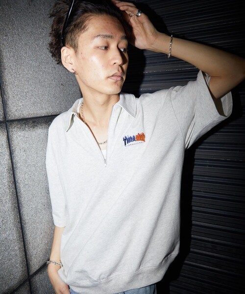 「THRASHER」 半袖Tシャツ LARGE ブラック メンズ