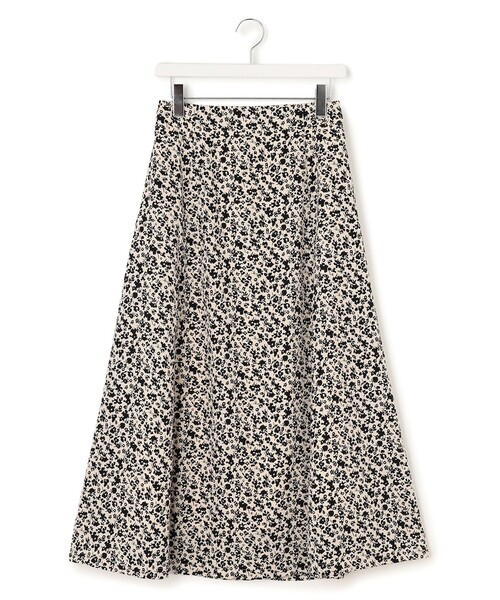 J.PRESS YORK STREET スカート 「WOMEN」フラワープリント フレア