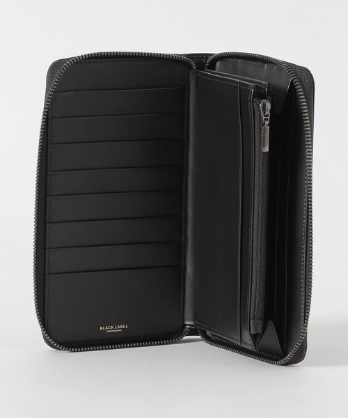 ブラックレーベルクレストブリッジ シャドーラウンドジップウォレット / 長財布 BLACK LABEL CRESTBRIDGE 財布 エンボスチェックラウンドジップ