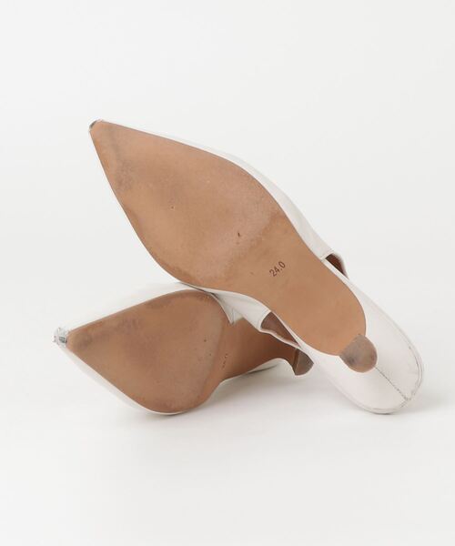 「SLOBE IENA」 パンプス 24cm ホワイト レディース