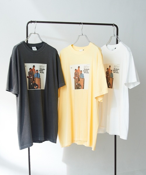tシャツ 「THE FINAL VIEW」The Beatles / ビートルズ ピグメント プリントTシャツ レディース メンズ THE FINAL VIEW tシャツ 「THE VIEW」The Beatles / ビートルズ