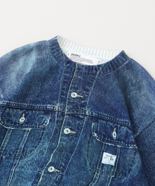 DAIRIKU セーター ニット / ダイリク Tuck In Denim
