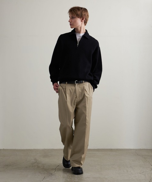 H BEAUTY＆YOUTH23SS春夏スラックスWOOL PANTSチノパンМ H BEAUTY＆YOUTH23SS春夏スラックスWOOL PANTSチノパンМ パンツ