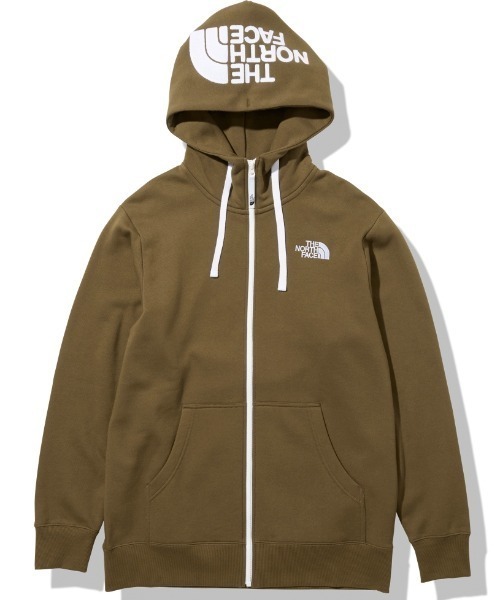 THE NORTH FACE 「THE FACE」 ジップアップパーカー S オリーブ