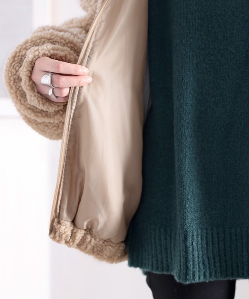 「Java」 ブルゾン MEDIUM ベージュ レディース_画像3