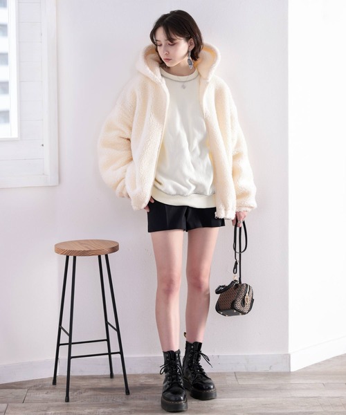 「Java」 ブルゾン MEDIUM ベージュ レディース_画像7