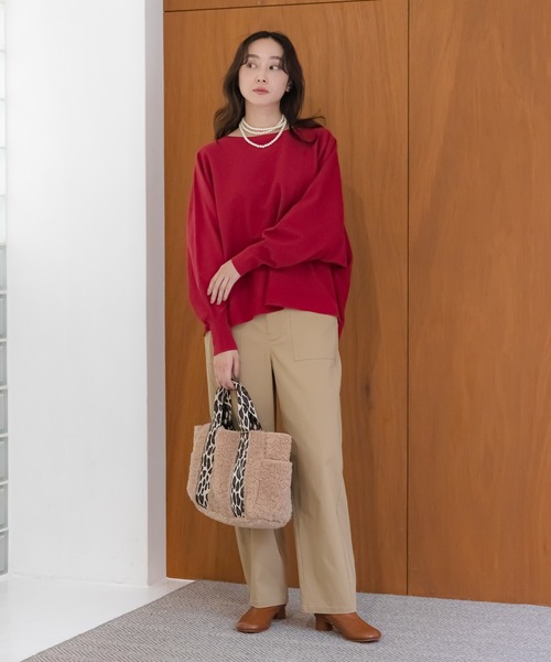 Elura（エルーラ） ニット セーター シャリゆるドルマンニット/590099