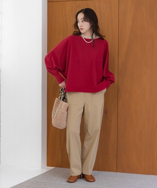 Elura（エルーラ） ニット セーター シャリゆるドルマンニット/590099