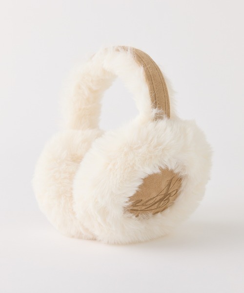 one after another NICE CLAUP 耳当て イヤーマフ 刺繍入りムートン