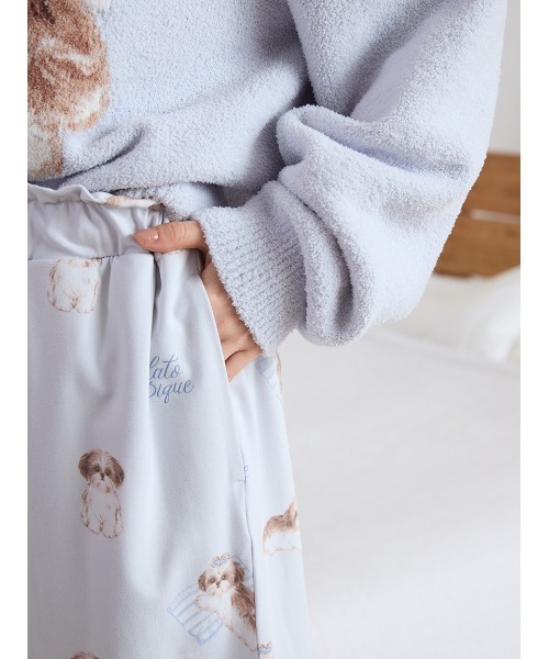 【新品】ジェラートピケ　シーズー　ルームウェア 楽天市場】ジェラートピケ gelato pique シーズー柄ショートパンツ