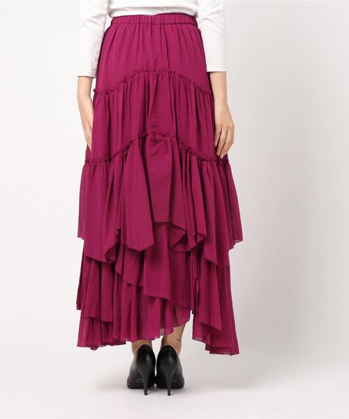 CASA FLINE（カーサフライン） フリルスカート FREE ホワイト