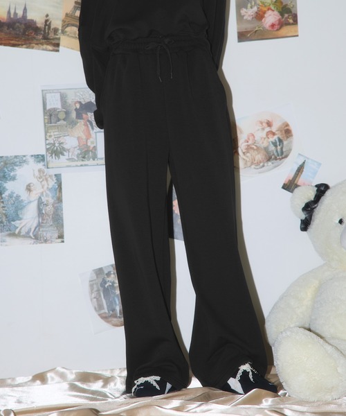 MSGirl セットアップ ワンショルダーラインストーン入りセットアップ