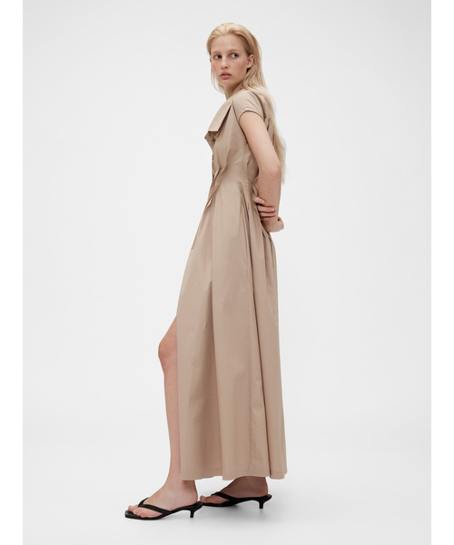 「GapStudio」 半袖ワンピース 4 ネイビー レディース_画像3