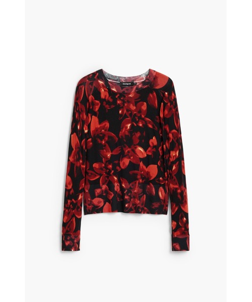 Desigual（デシグアル） ニット セーター フラワープリントクルー