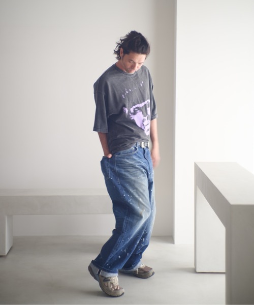 ADAM PATEK（アダムパテック） ワイドパンツ ジーンズ ADAMPATEK 