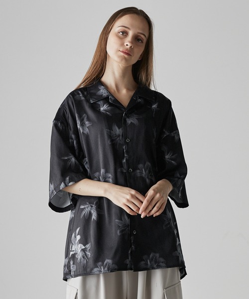 「CLEL」 半袖シャツ M グレー メンズ_画像2