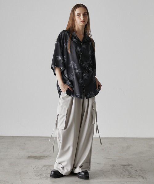 「CLEL」 半袖シャツ M グレー メンズ_画像5