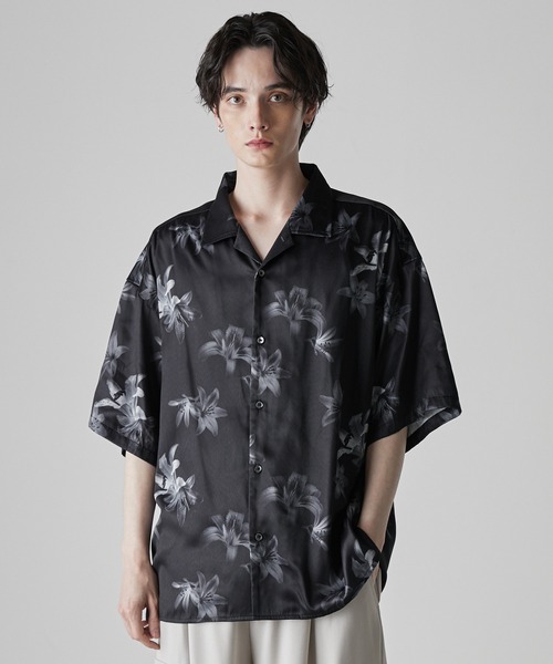 「CLEL」 半袖シャツ M グレー メンズ_画像7