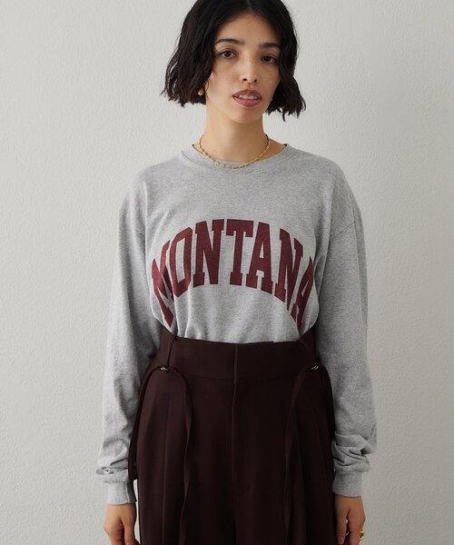 Whim Gazette（ウィム ガゼット） tシャツ MONTANAロングTシャツ