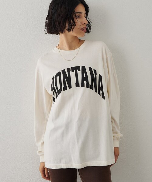 Whim Gazette(ウィム ガゼット) tシャツ MONTANAロングTシャツ Whim Gazette(ウィム ガゼット) tシャツ MONTANAロングTシャツ