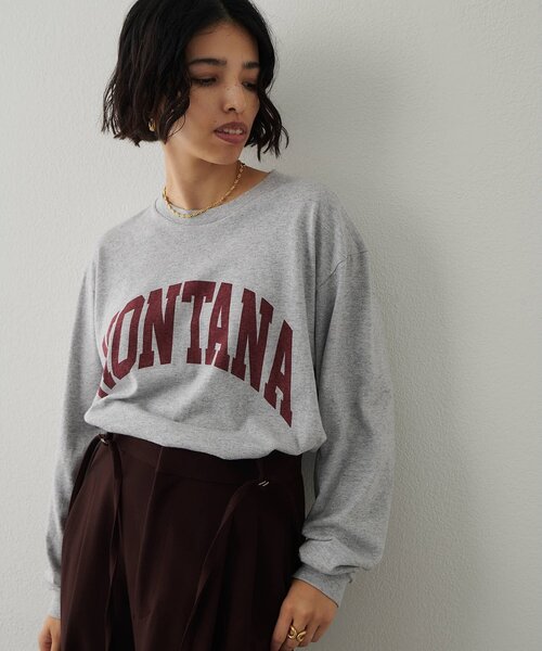 Whim Gazette（ウィム ガゼット） tシャツ MONTANAロングTシャツ