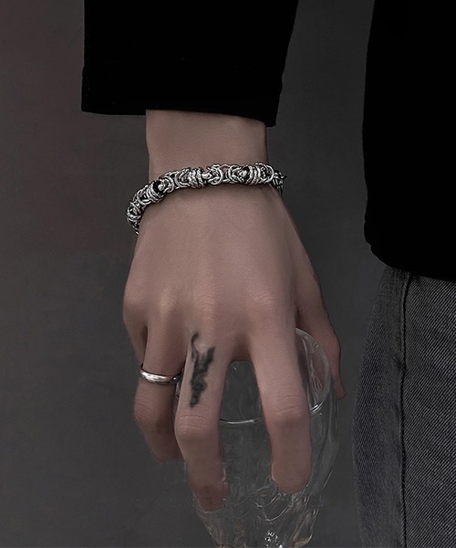 B.I.D. ブレスレット 「シルバーデザインチェーンブレスレット(T3