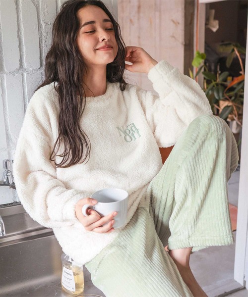 【First】moment 限定パジャマセット titivate（ティティベイト） パジャマ ルームウェア ふわもこ