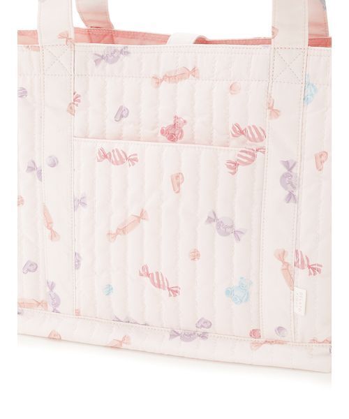 ジェラートピケ キャンディ柄 トートバッグ マザーズバッグ ピンク色 gelato pique（ジェラートピケ） マタニティ キャンディ柄ママバッグ