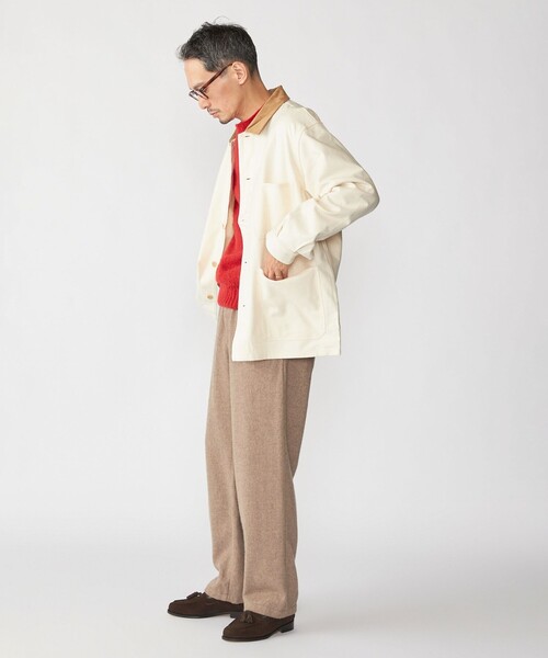 SHIPS（シップス） シャツ SHIPS:「手洗い可能」ライト ネル