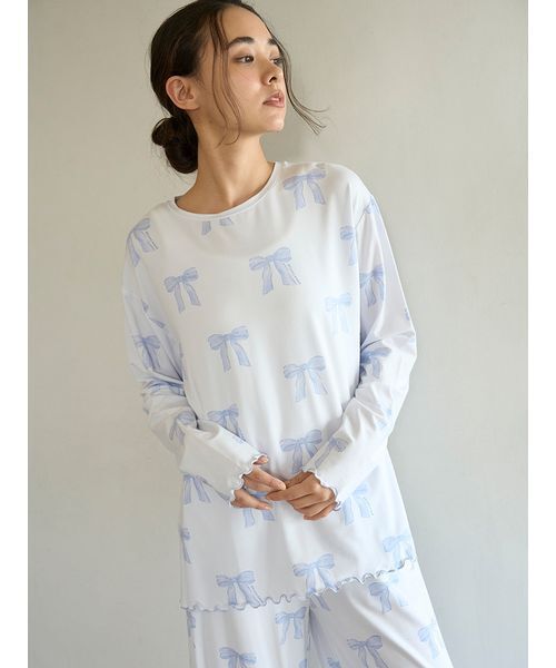 GELATO PIQUE リボンモチーフ ルームウェア GELATO PIQUE リボンモチーフ ルームウェア gelato pique(ジェラート