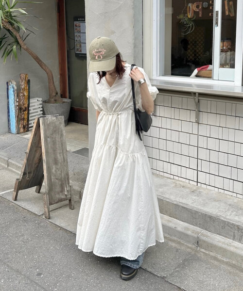 「mystic」 半袖ワンピース 1 ピンク レディース_画像4