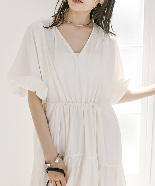 「mystic」 半袖ワンピース 1 ピンク レディース_画像6