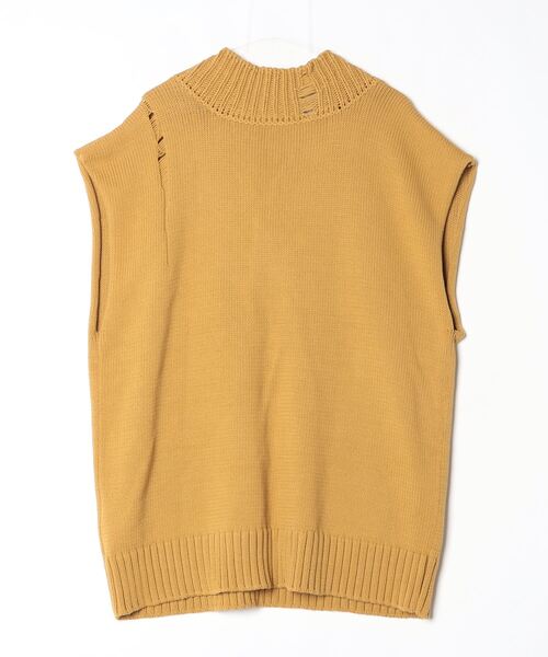 「CITYSHOP」 ニットワンピース - イエロー レディース_画像2