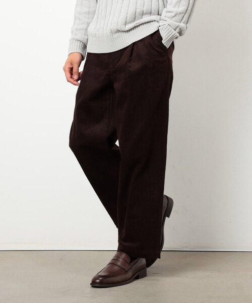 COMME des GARCONS HOMME タックコーデュロイ ワイドパンツ コムデギャルソン オムプリュスCOMME des GARCONS HOMME PLUS ウール