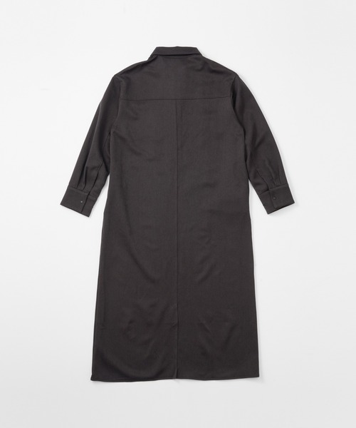 【タグ付】THOUSAND MILE⭐︎バックジップ ワンピース ブラック THOUSAND MILE（サウザンドマイル） ワンピース HALF ZIP OP ウール