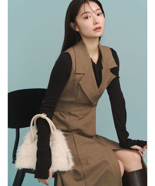 LAGUNAMOON（ラグナムーン） ワンピース メタルボタンテーラード