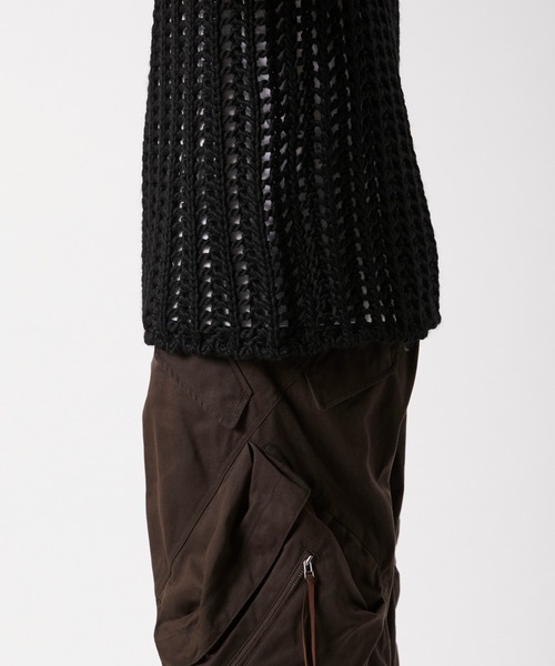 NVRFRGT（ネヴァーフォーゲット） セーター ニット SEMI SHEER OPEN