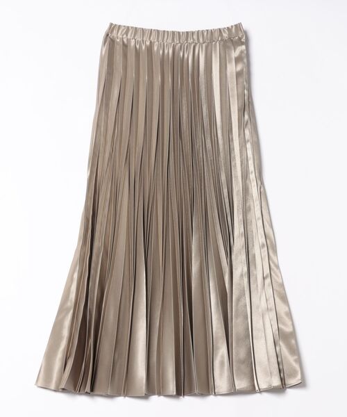 UN3D.（アンスリード） プリーツスカート 36 グリーン レディース