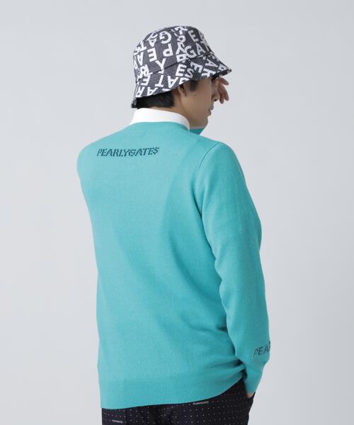 今期　PEARLY GATES パーリーゲイツセーター 0サイズ　美品 PEARLY GATES（パーリーゲイツ） セーター ニット 12G部分ジャガード