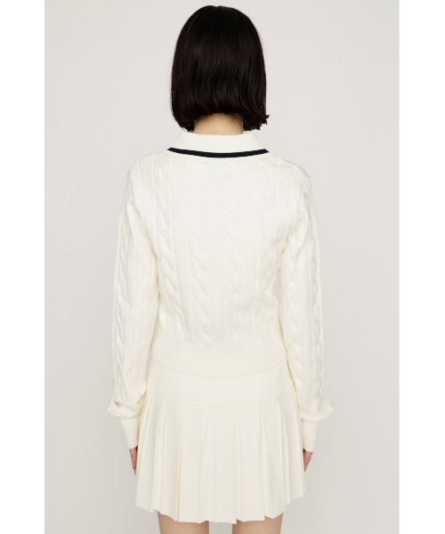 sly ニットセットアップ SLY（スライ） セットアップ CABLE KNIT SET UP ケーブルニット