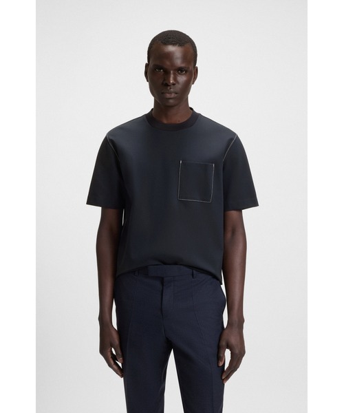 BOSS（HUGO BOSS） tシャツ コットンブレンド Tシャツ ポケット