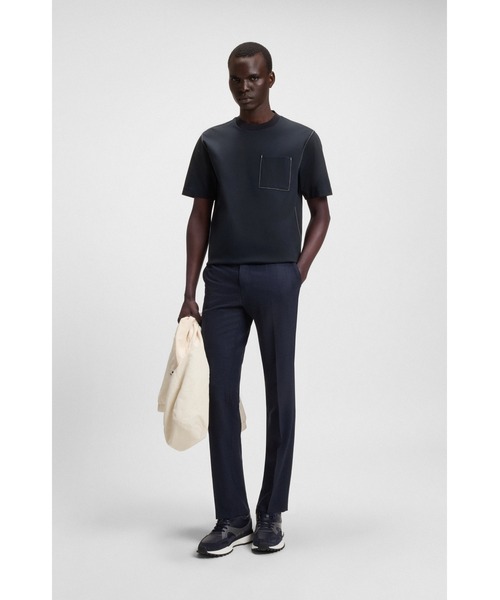 BOSS（HUGO BOSS） tシャツ コットンブレンド Tシャツ ポケット