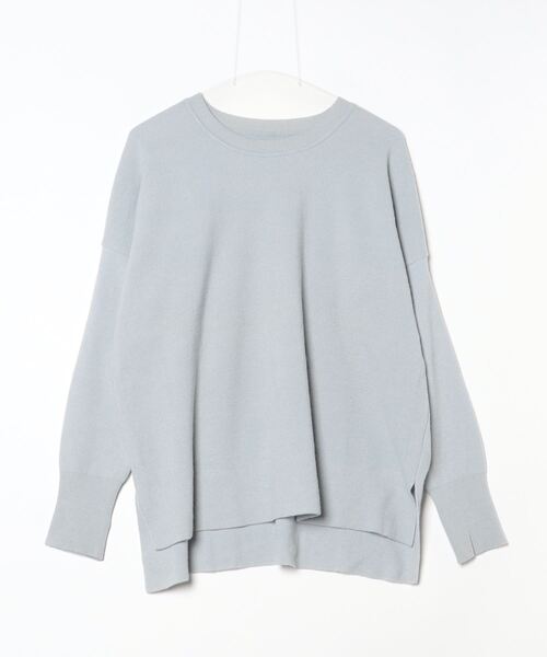 MUSE de Deuxieme Classe 長袖ニットセーター MUSE de Deuxieme Classe 「MUSE classe」 長袖ニット - ブルー